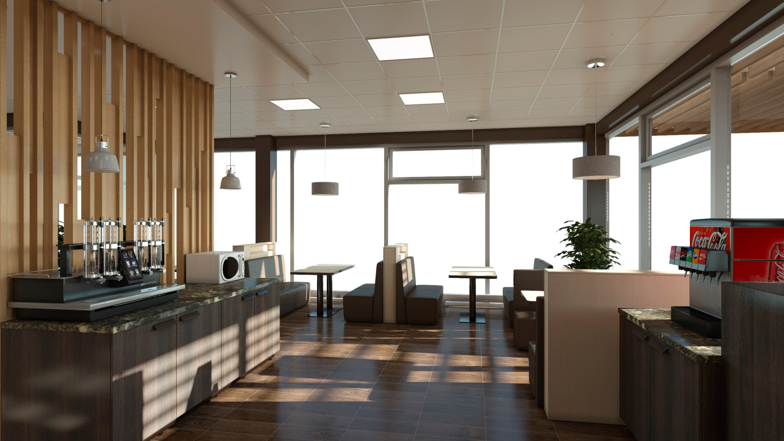 Проект интерьера АЗС