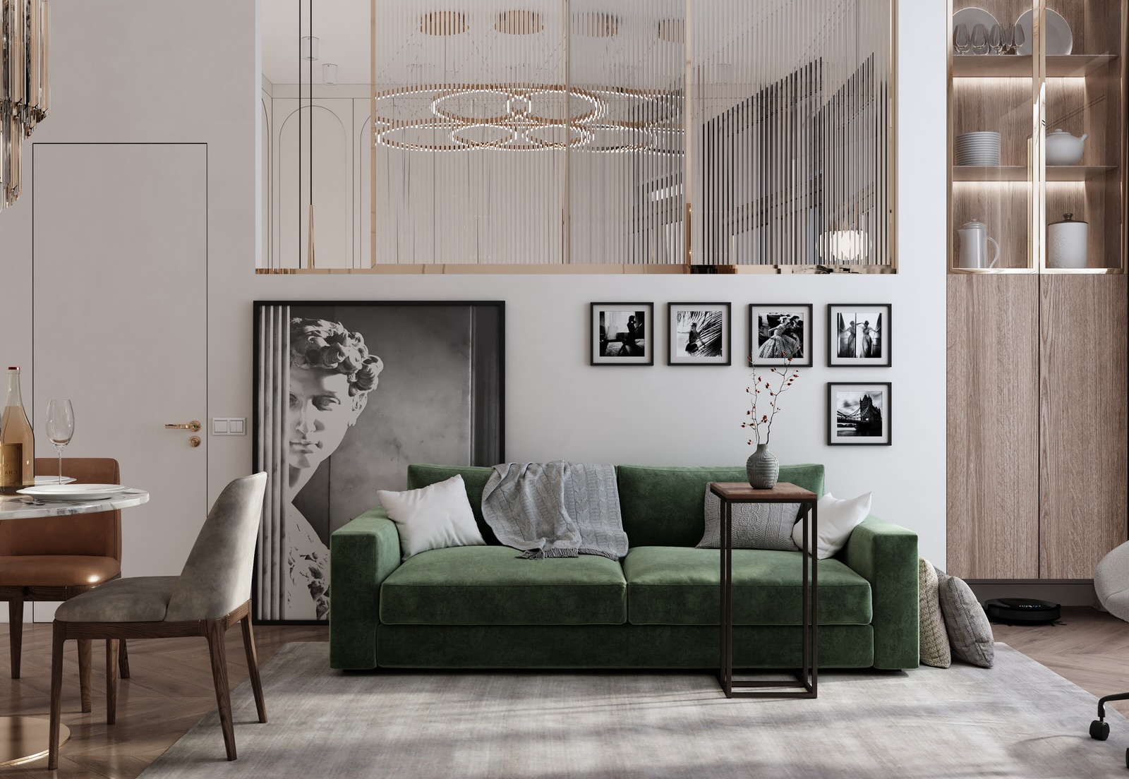 Дизайн интерьера гостиной 20м2