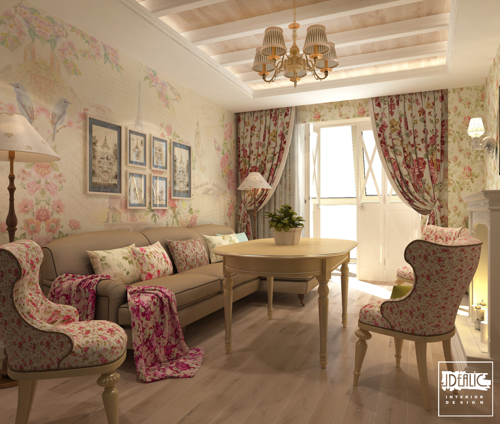 Прованс в загородной квартире