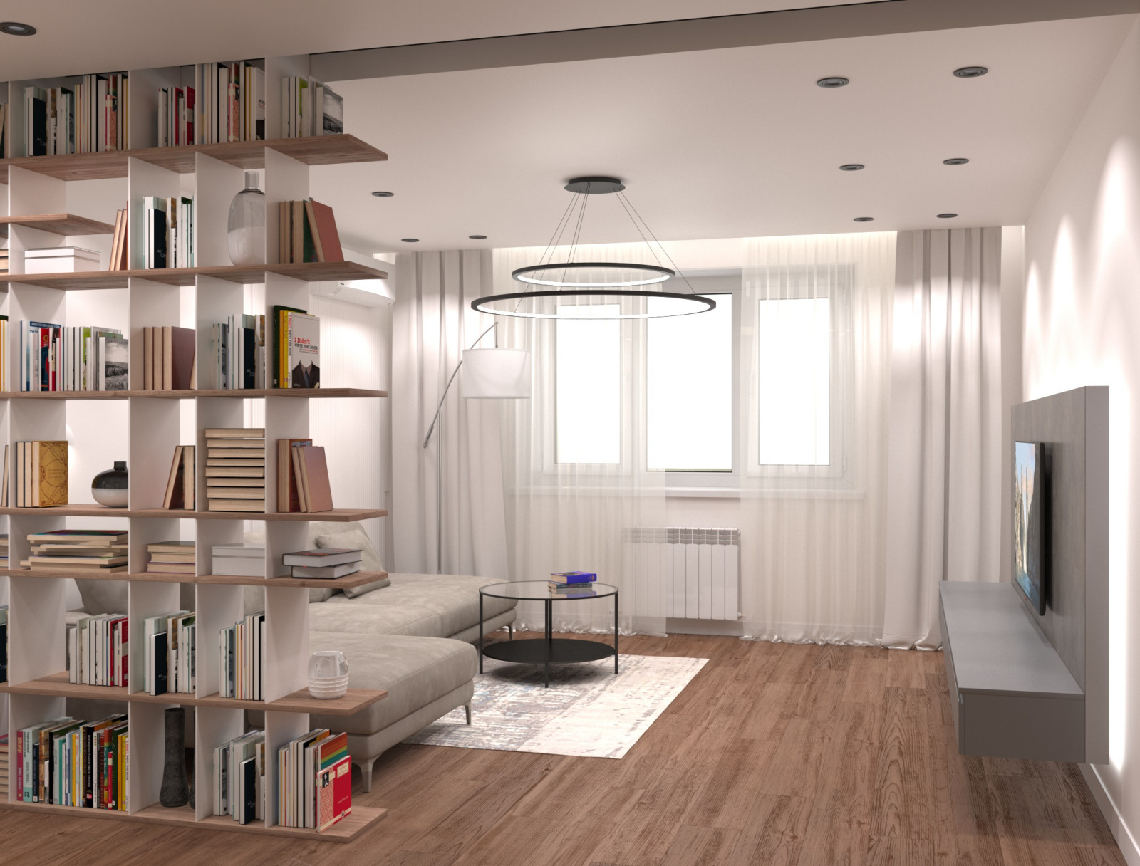 Трехкомнатная квартира 77 м.кв. на проспекте Мира