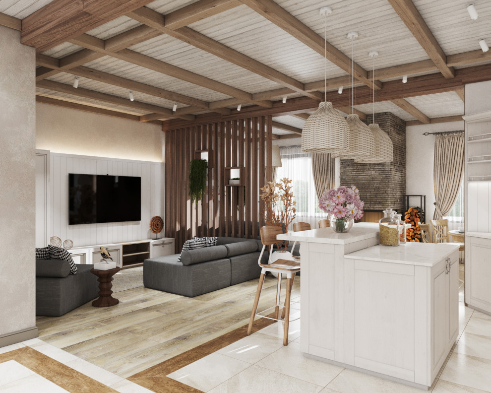 Загородный дом в стиле кантри