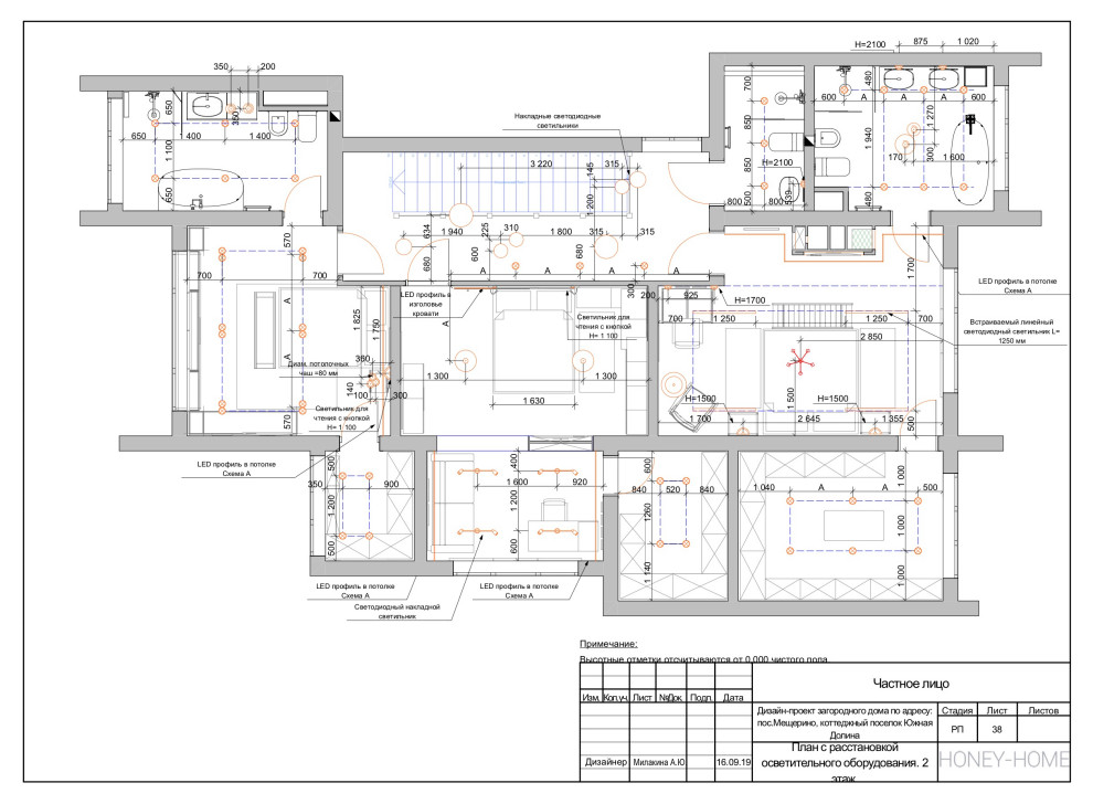 Рабочая часть; загородный дома 240 кв.м.