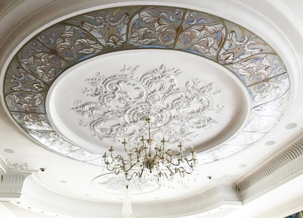 Витражный потолок в БЦ