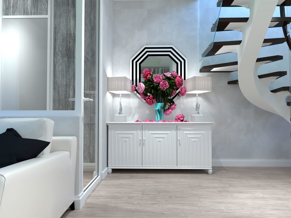 Узкий дом с винтовой лестницей