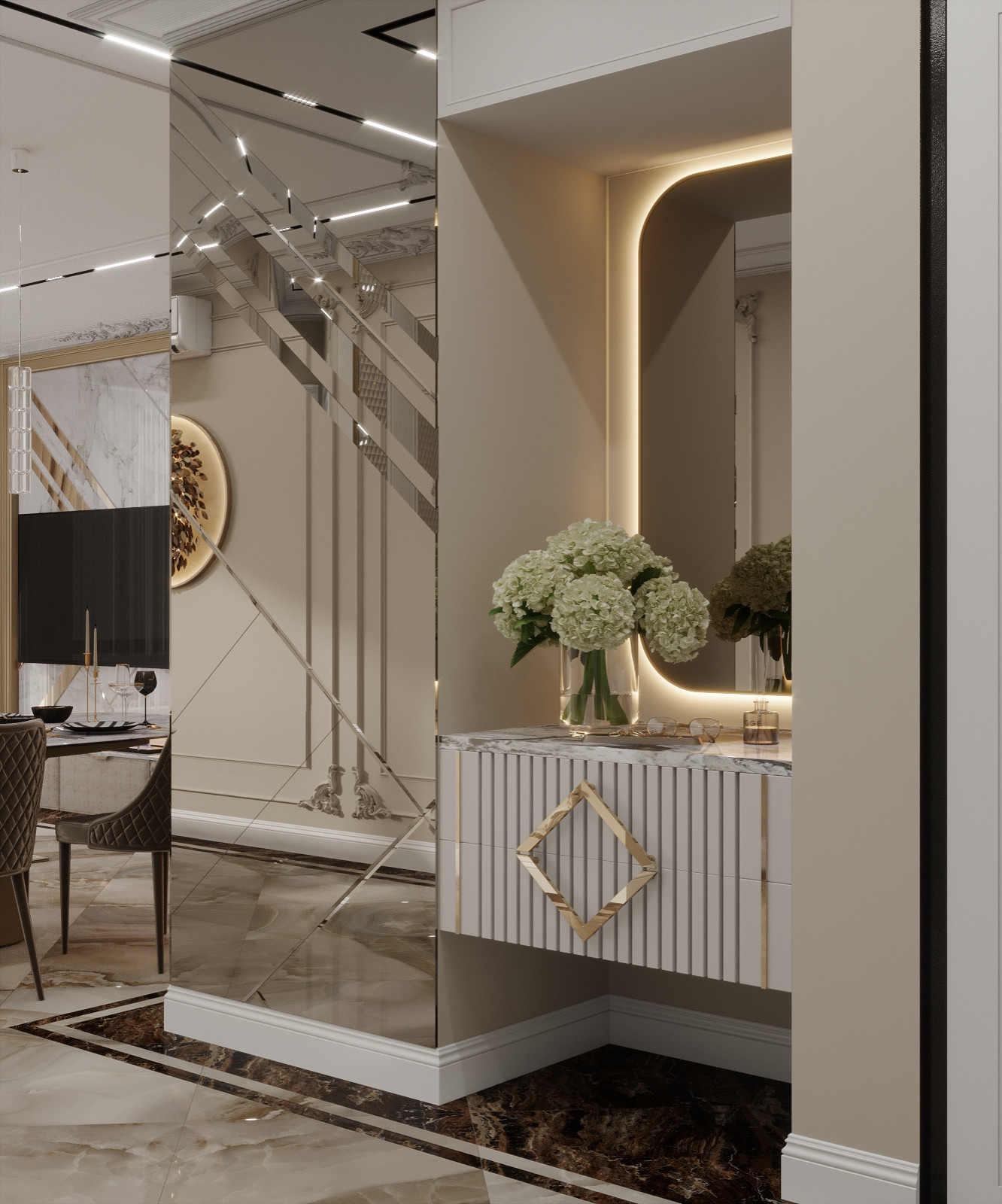 Дизайн интерьера квартиры в ЖК "Onyx Deluxe"
