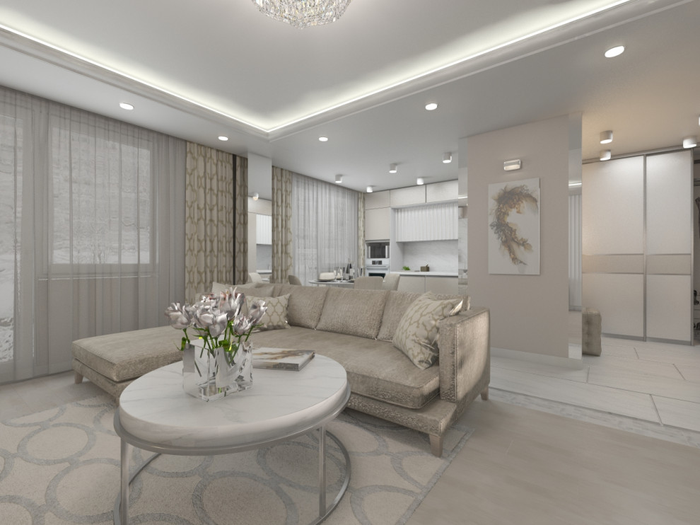 Обложка проекта: Современный интерьер в светлых тонах