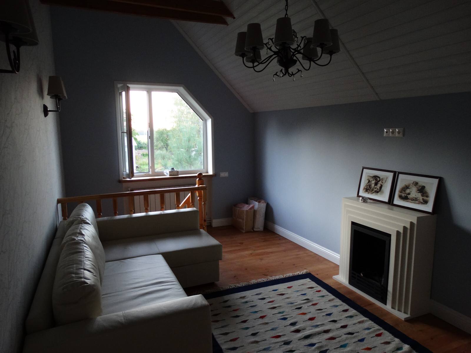 2й этаж загородного дома.