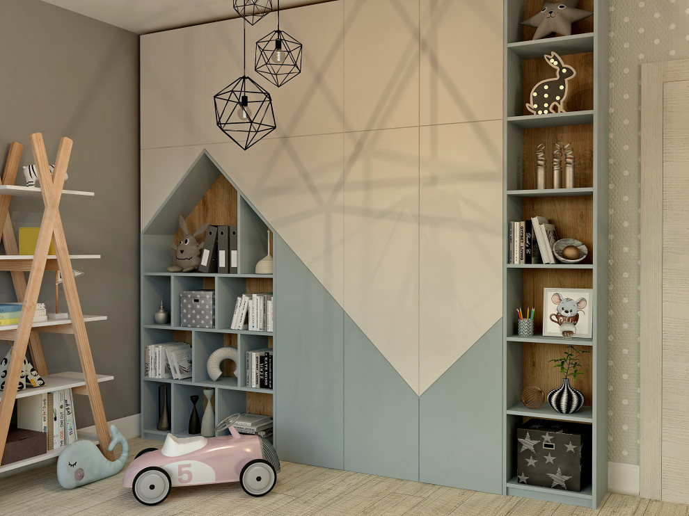 Обложка проекта: Детская комната в скандинавском стиле