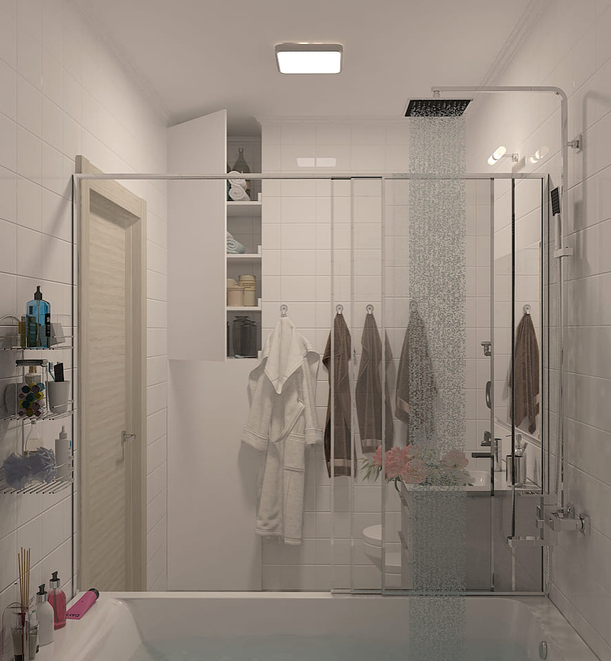 Двухкомнатная. Стены+мебель. Москва