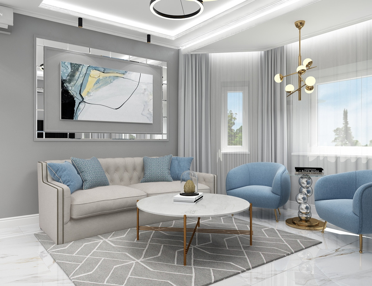 Дизайн-проект коттеджа г.Тюмень