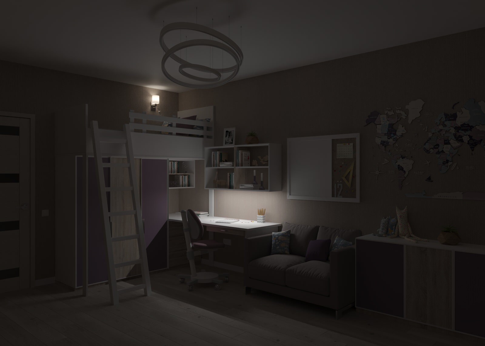 Детская для двух принцесс