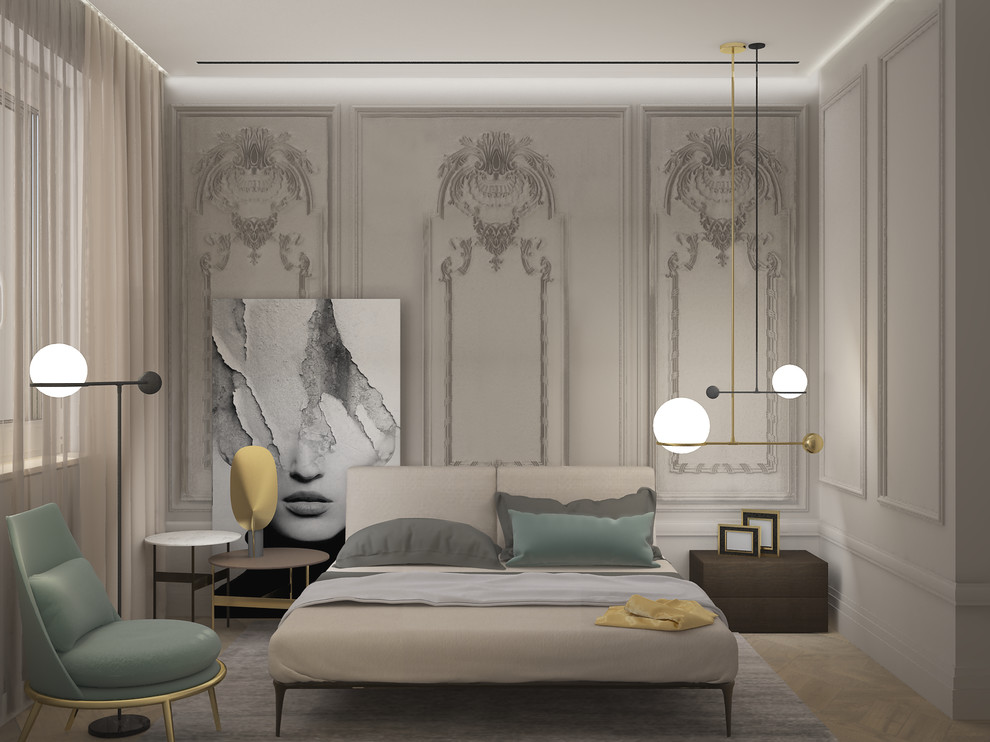 Обложка проекта: 2-ух комнатная квартира в стиле Контемпорари