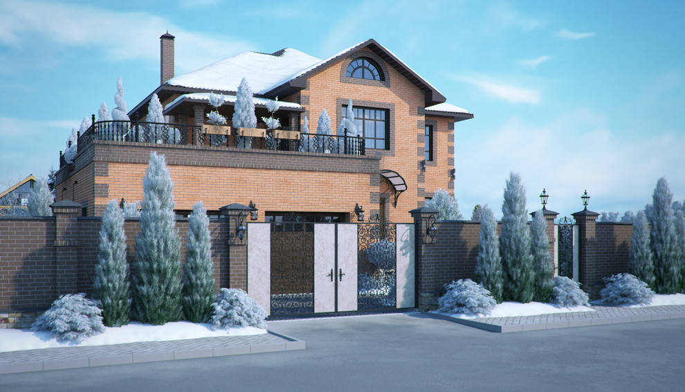 Проект благоустройства участка п.Зубарево. ЗИМА.