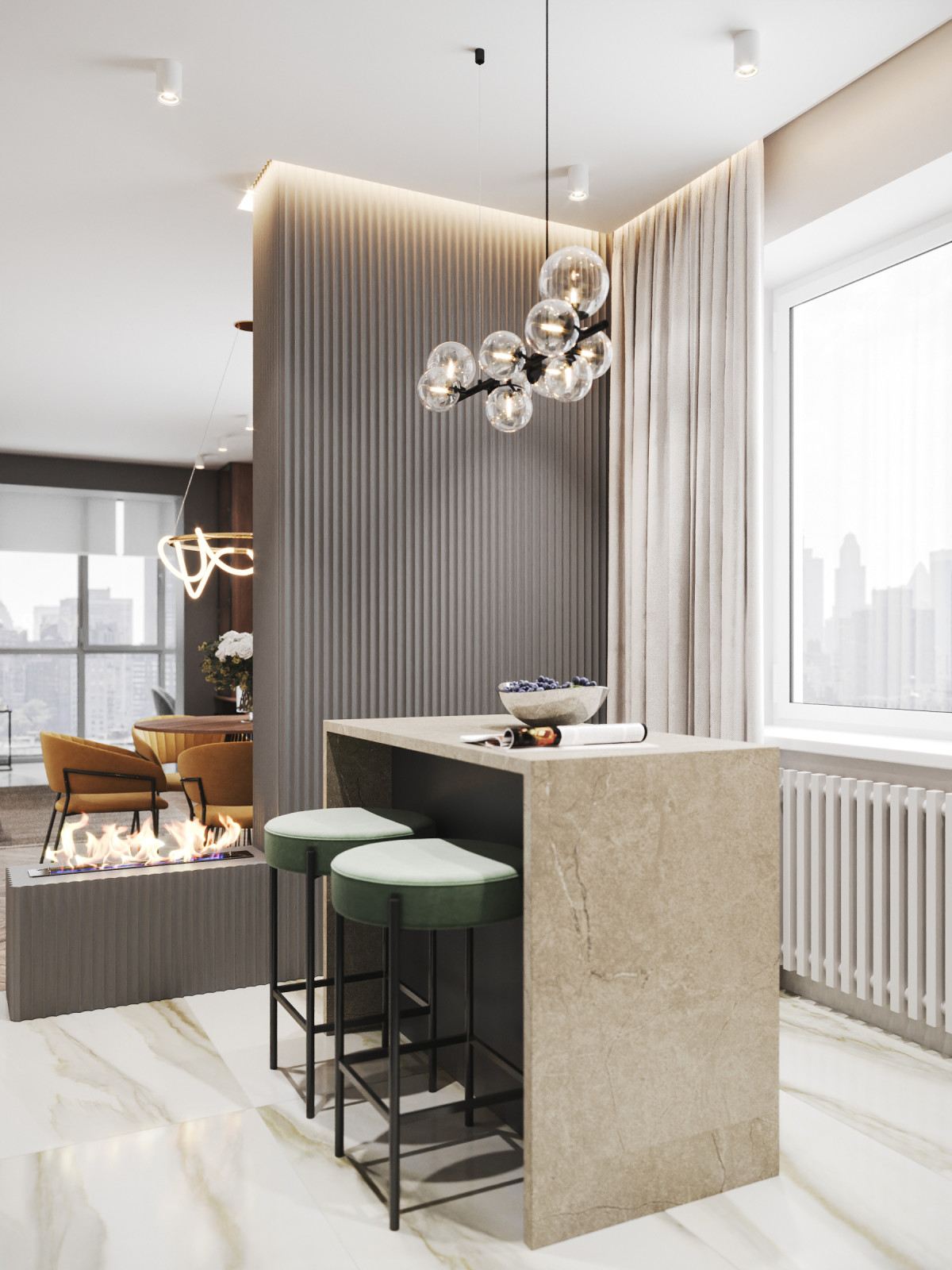 Двухкомнатная квартира в ЖК "5 Звезд"