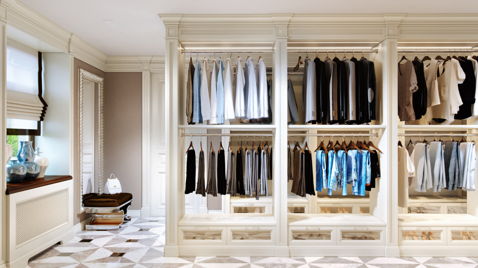 Лайково, гардеробная