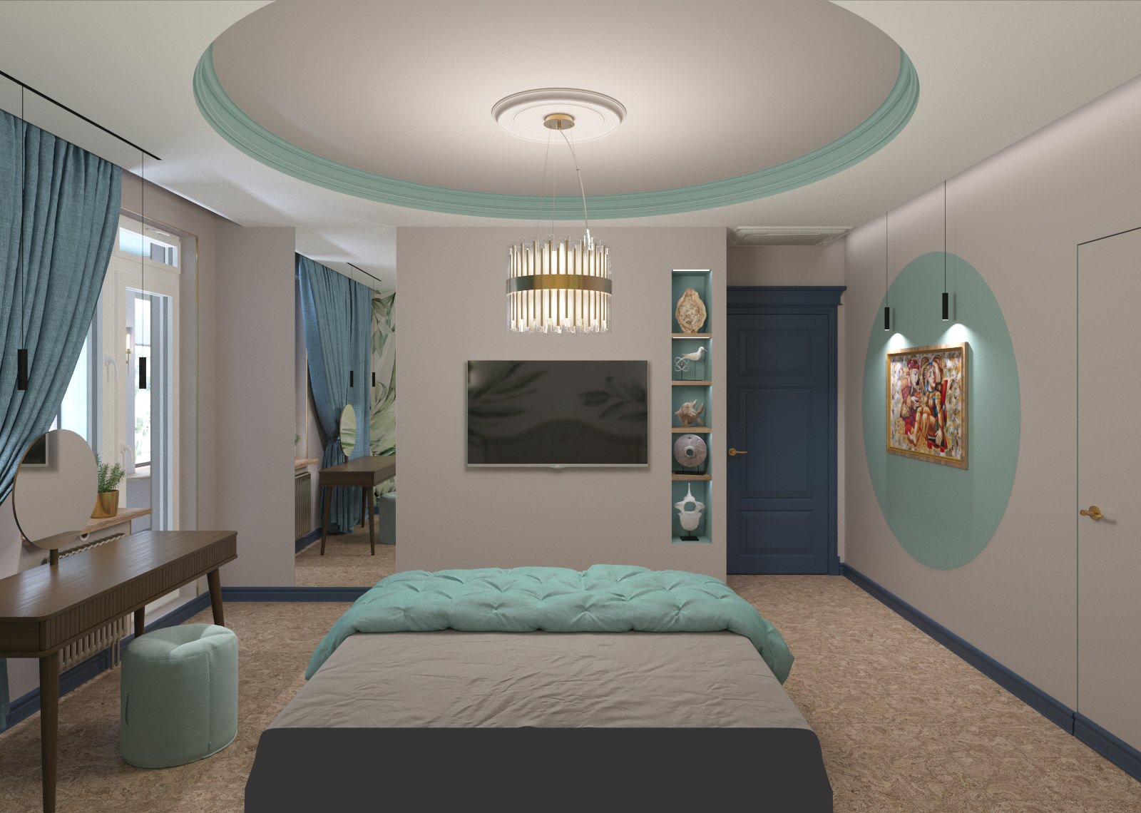 Квартира в стиле ар-деко