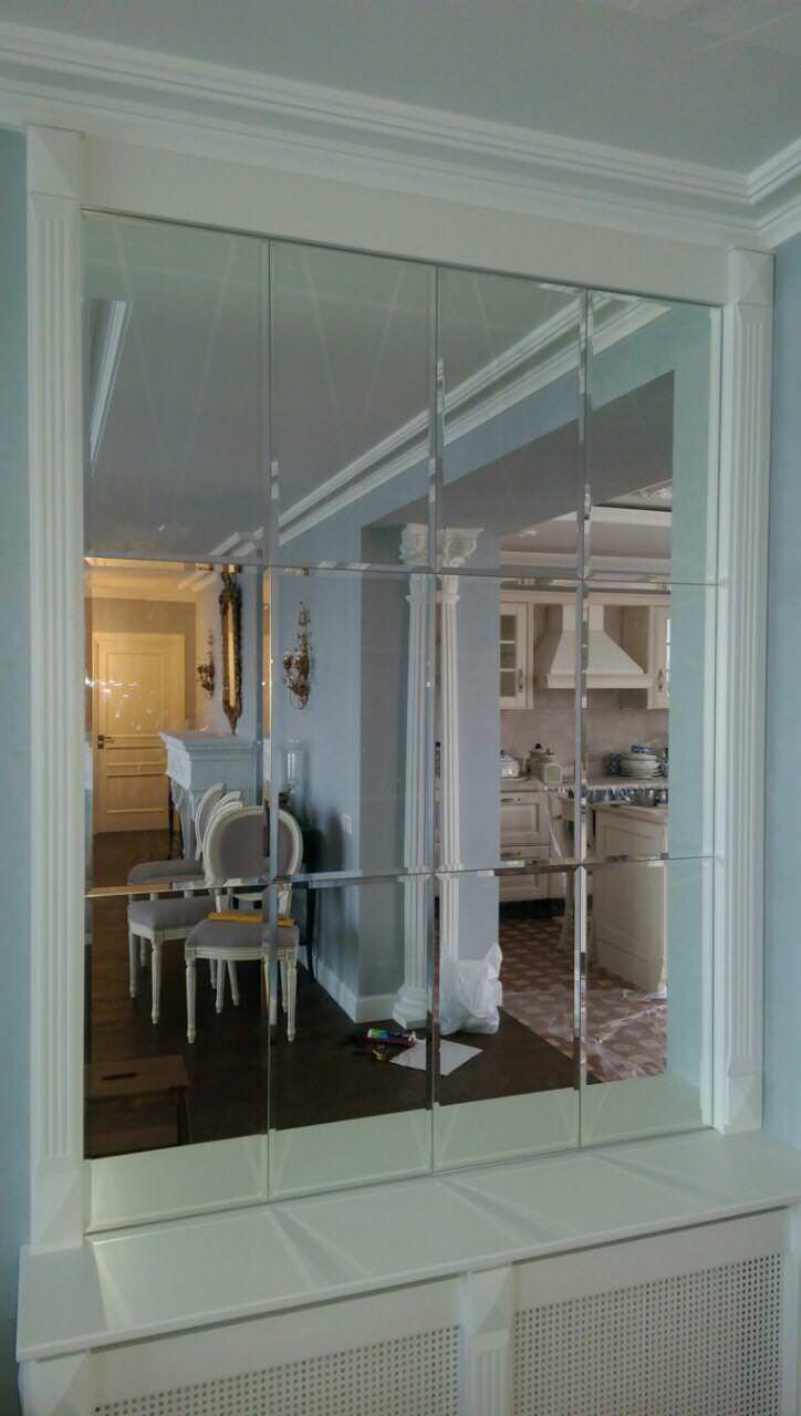 Обложка проекта: Панно из зеркал с фацетом