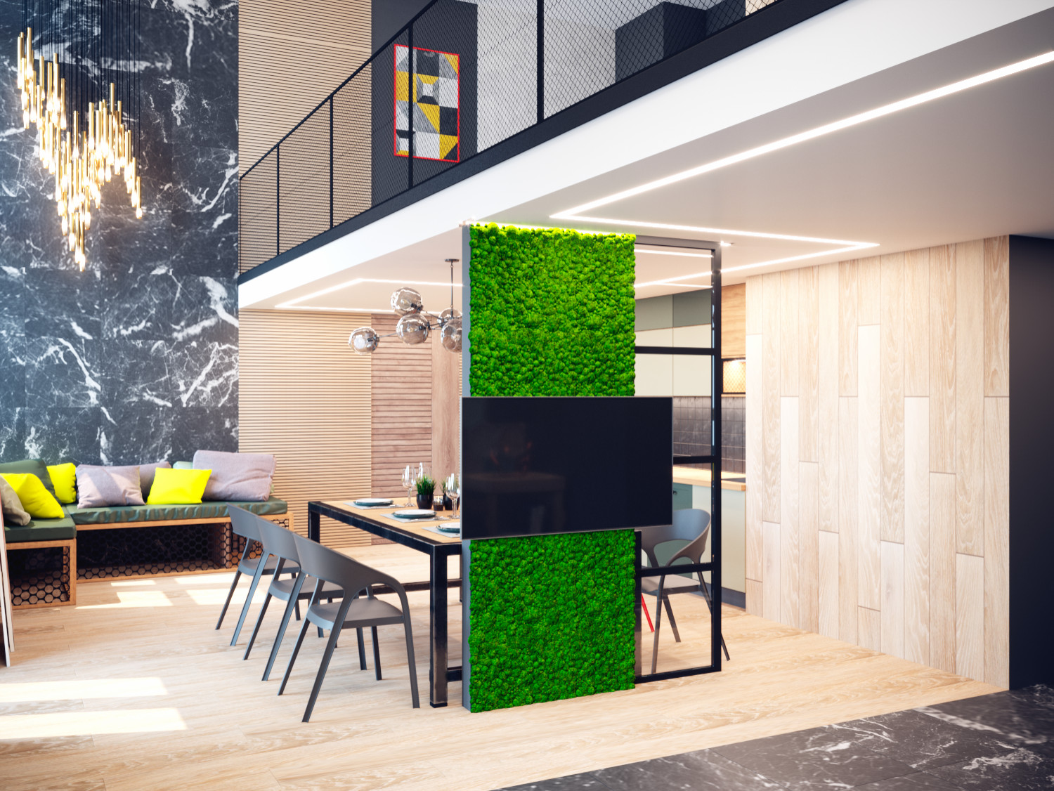 концептуальные предложения по Хайфлету 130квм. г.Новосибирск