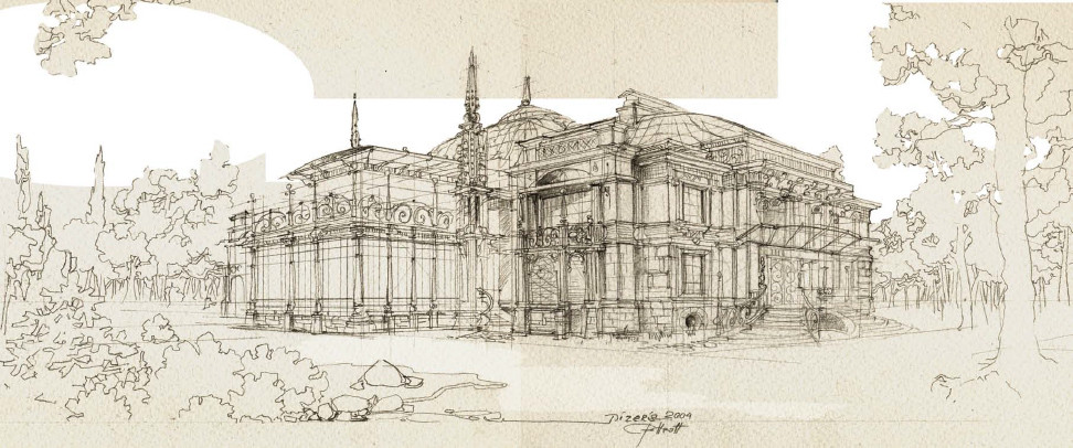 Эскизы - архитектура