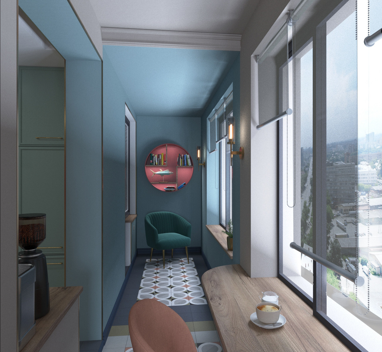 Квартира в стиле ар-деко