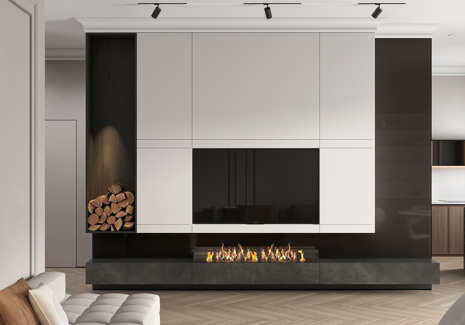 Гостиная-кухня