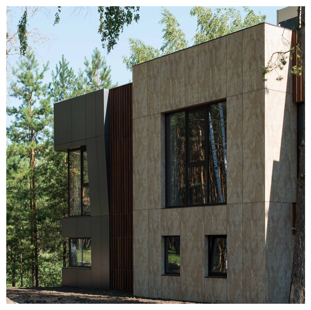 Обложка проекта: Фасад из HPL