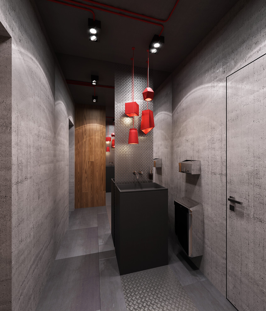 Рабочее пространство для московской компании в индустриальном стиле, 96 кв.м.