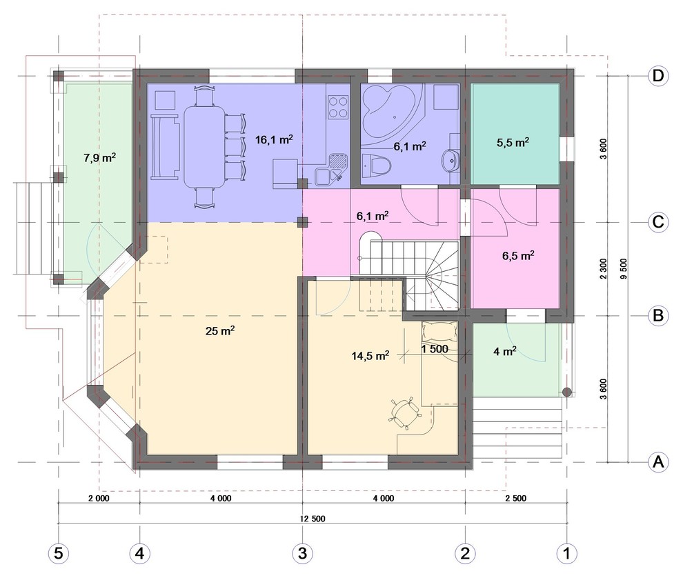 Обложка проекта: Шале-160 с эркером