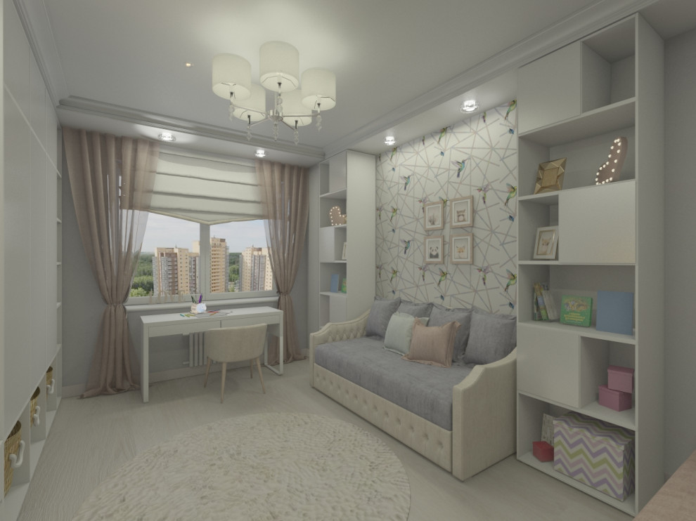 Современный интерьер в светлых тонах