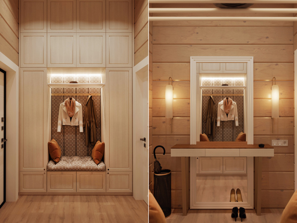 Обложка проекта: ДОМ ИЗ КЛЕЕНОГО БРУСА 120М