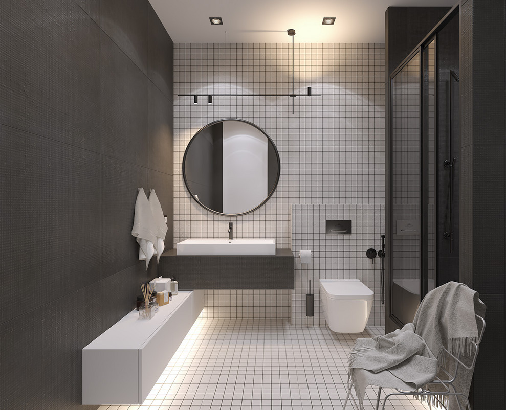 Обложка проекта: MONOHROM. Апартаменты в ЖК "АРТ".