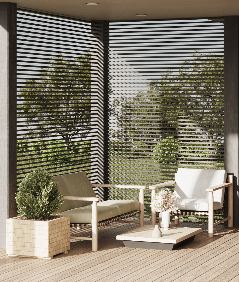 Терраса бани