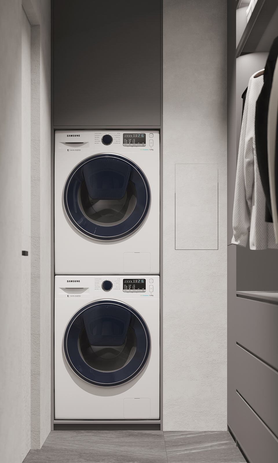 Гардеробная-постирочная