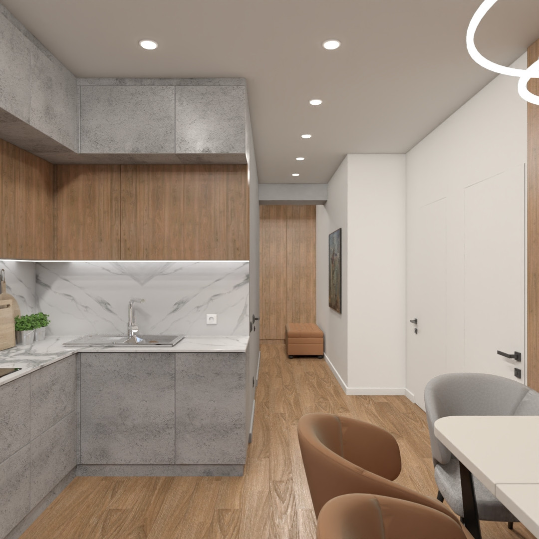 Дизайн интерьера 2-х комнатной квартиры