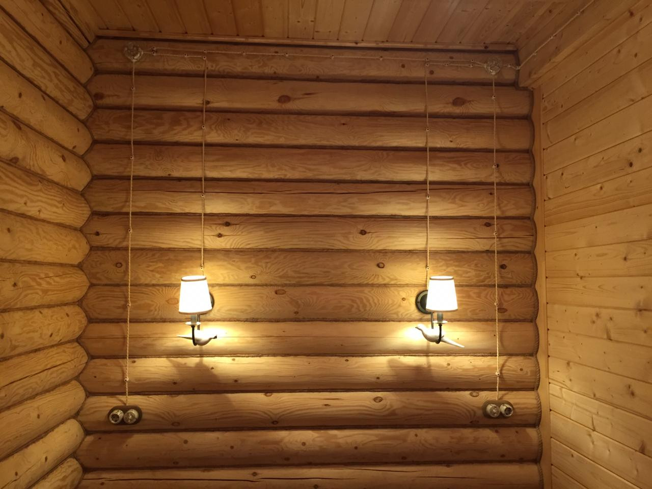 Монтаж электрики в ретро стиле