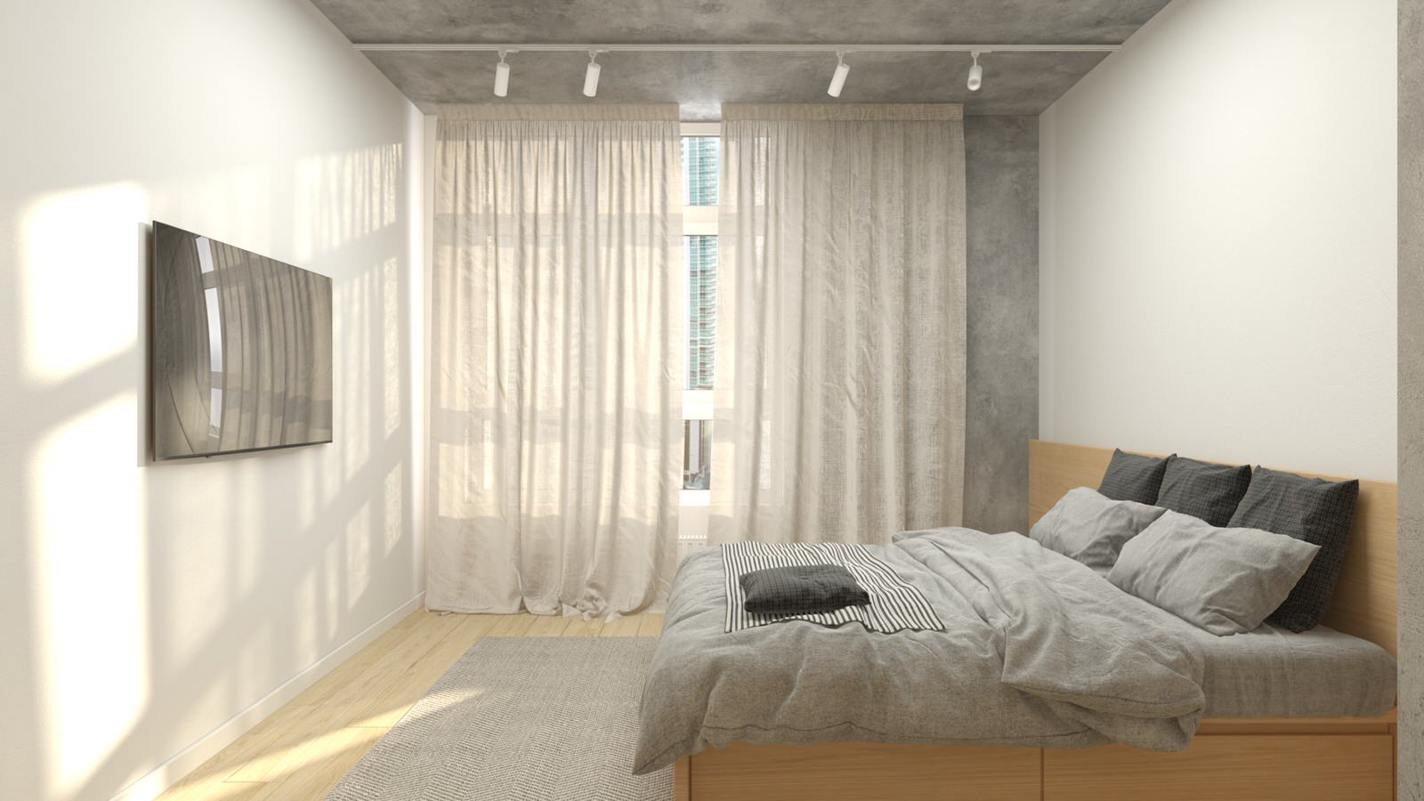 Серые тона в интерьере - современно и стильно