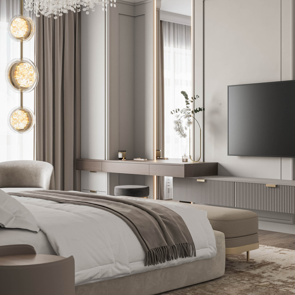 Дом в стиле неоклассика 260 м2