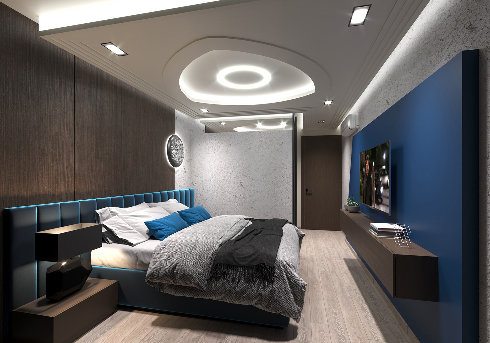 Современная планировка трёхкомнатной квартиры 110 м² в ЖК «Новое Тушино»