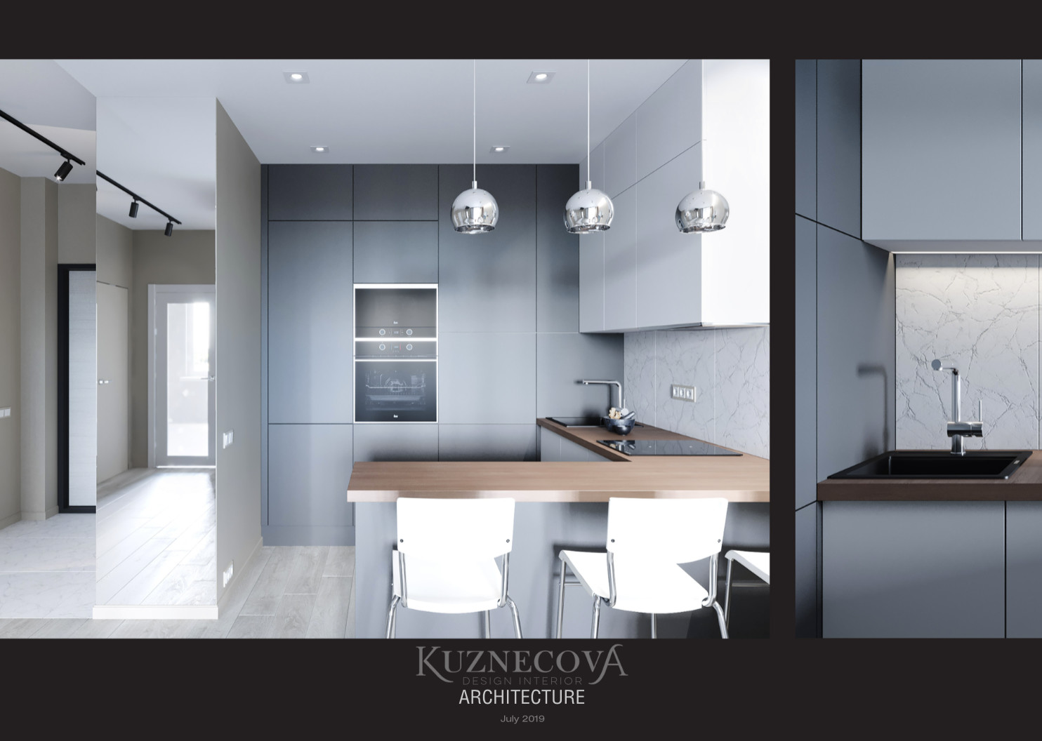 Дизайн проект квартиры 60 кв.м.