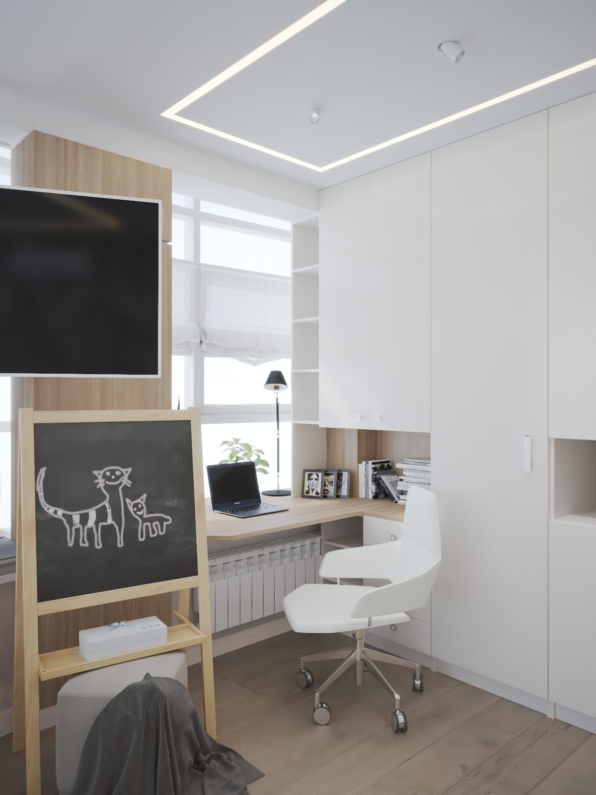 Трехкомнатная квартира №2 / Чебоксары / 2020 год