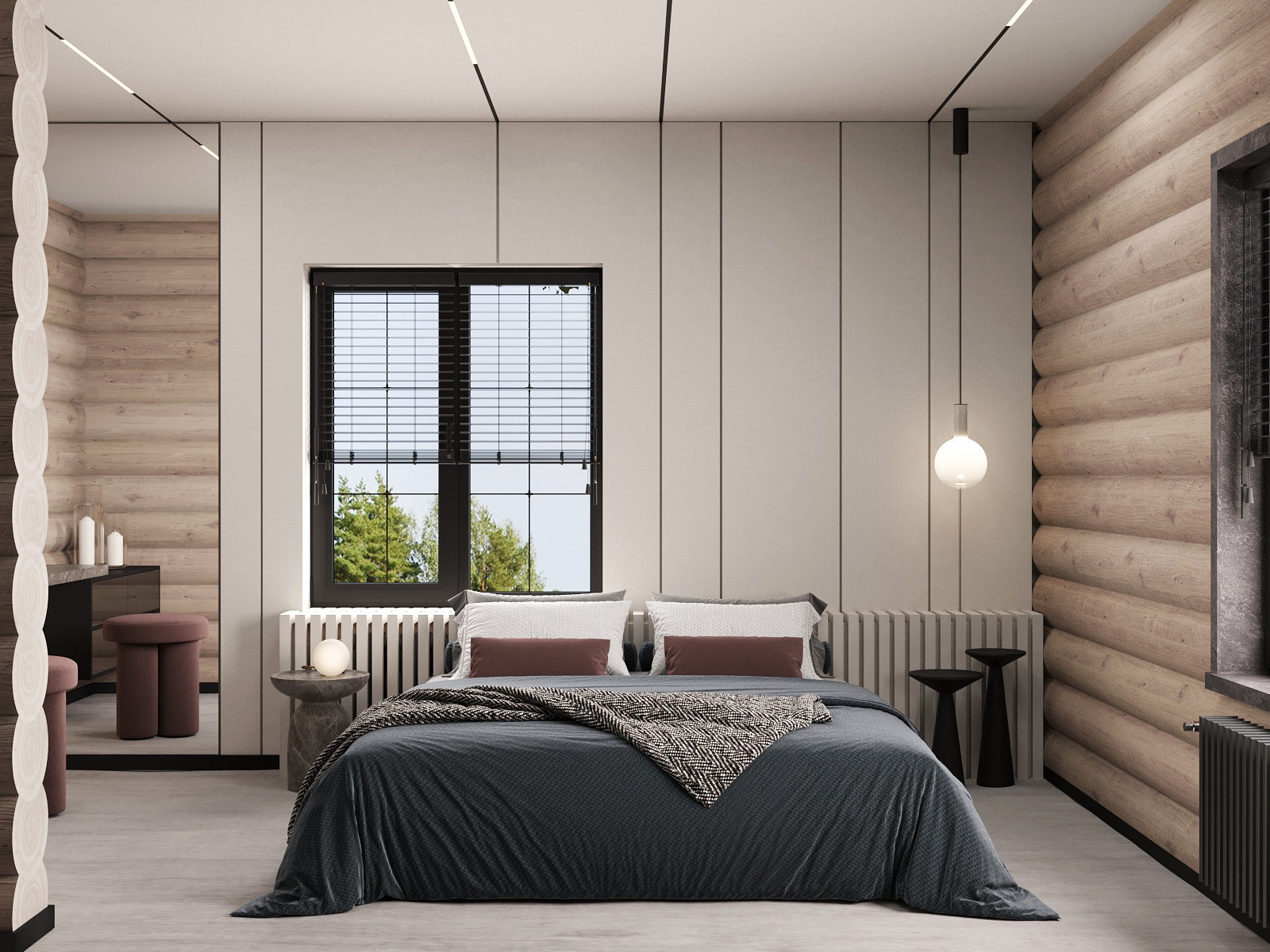 Хай-тек в деревянном доме