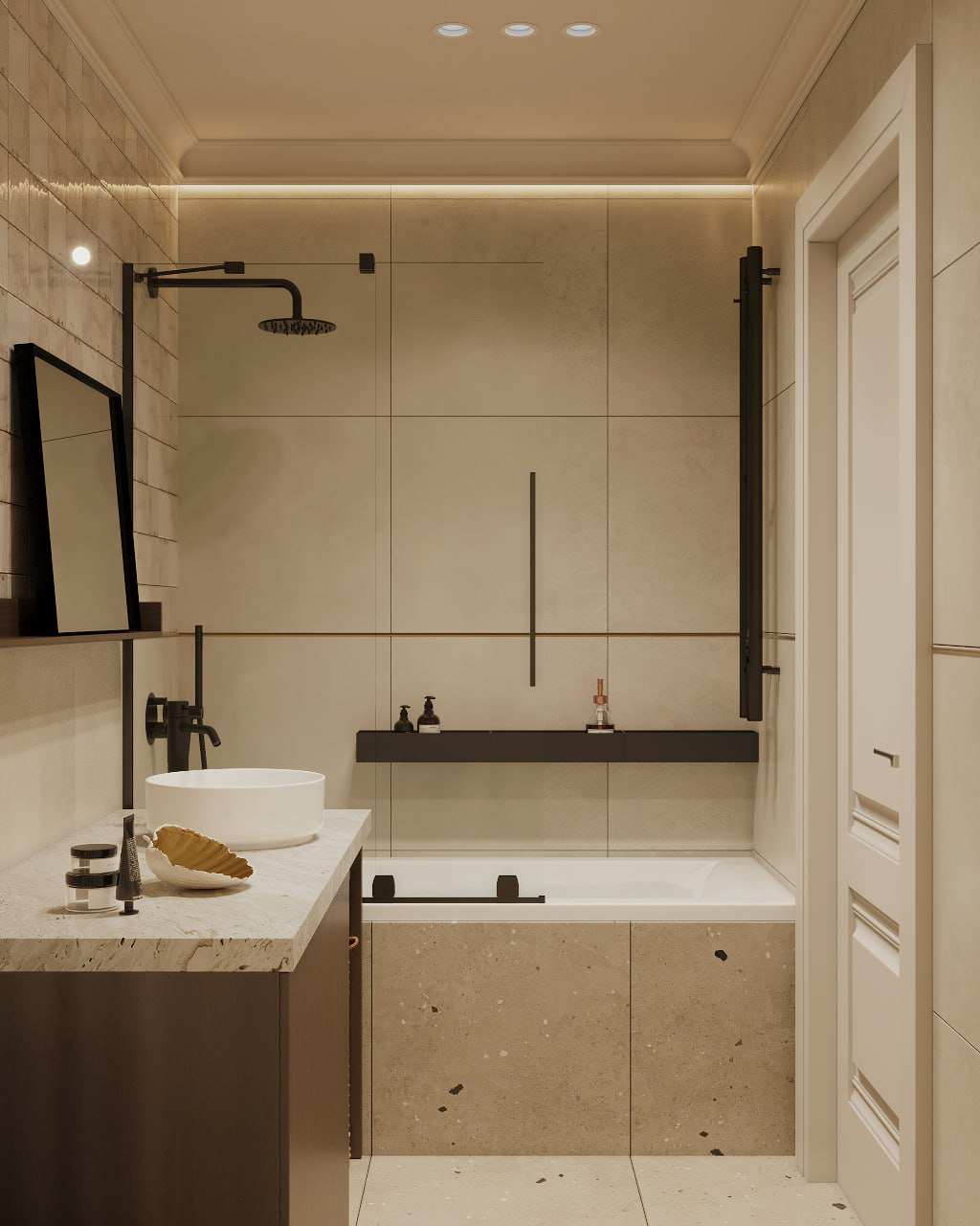 Квартира в парижском стиле в ЖК Звезда, 46 м2