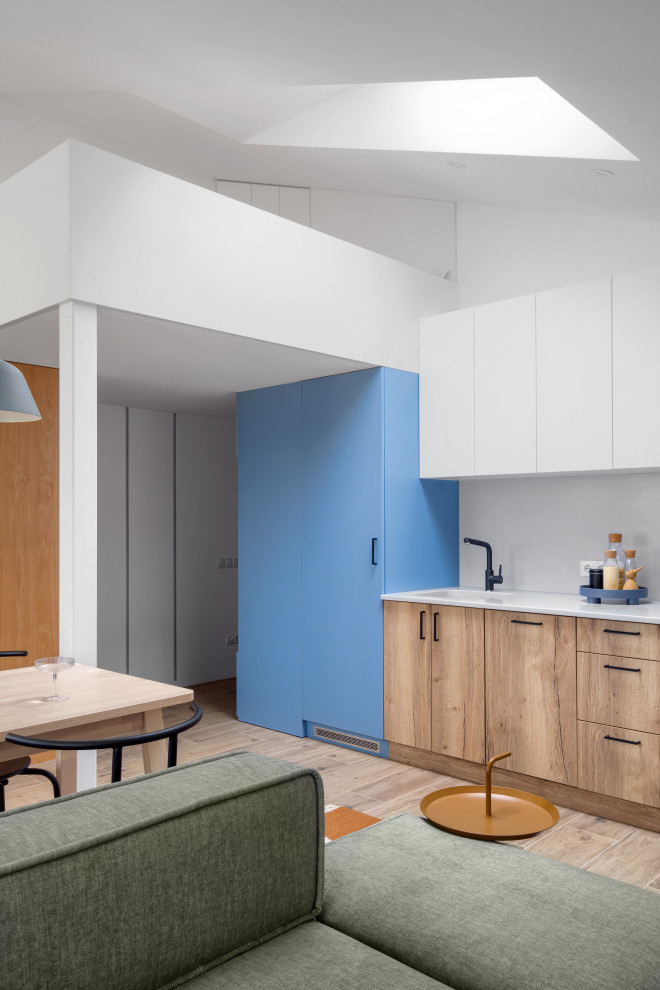 Мансарда со спальней на антресоли