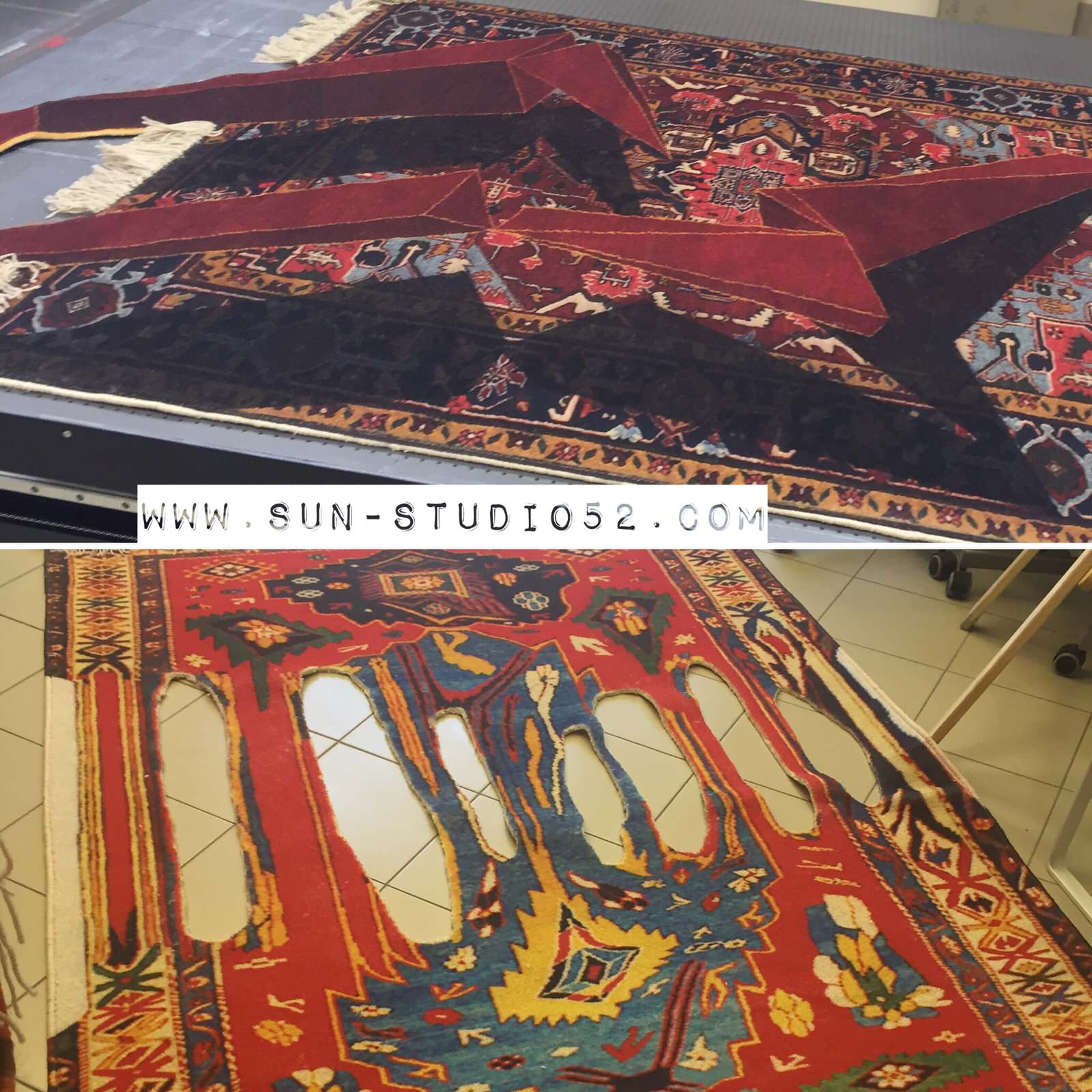 Ковер - как нетрадиционное оформление интерьера