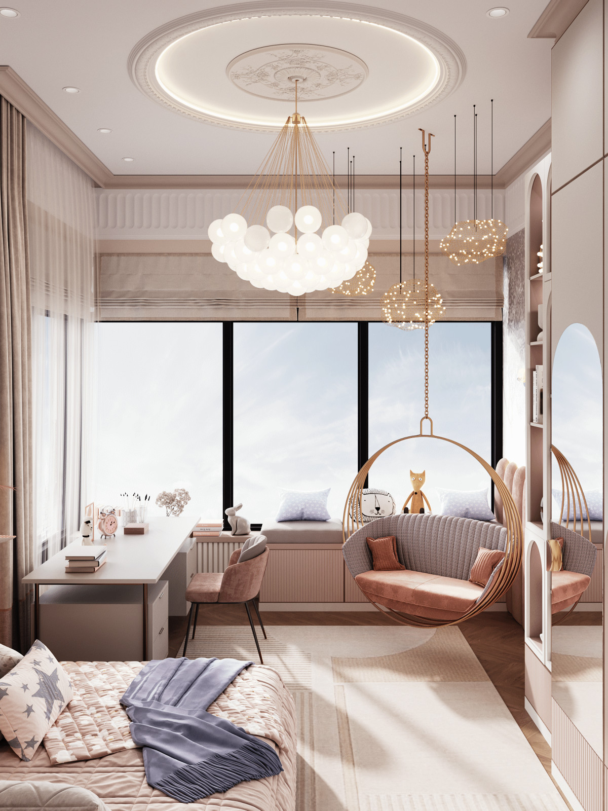 Современный интерьер на 200 кв.м.