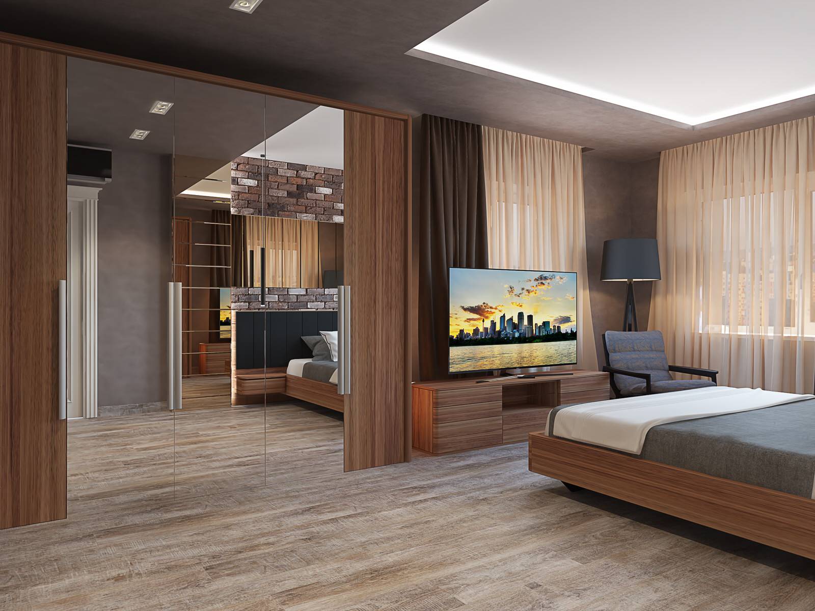 Обложка проекта: Дизайн интерьера спальни