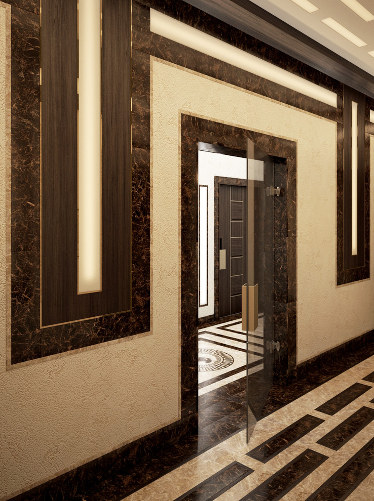 Дизайн лифтового холла в ЖК ZvonarskyDeluxe