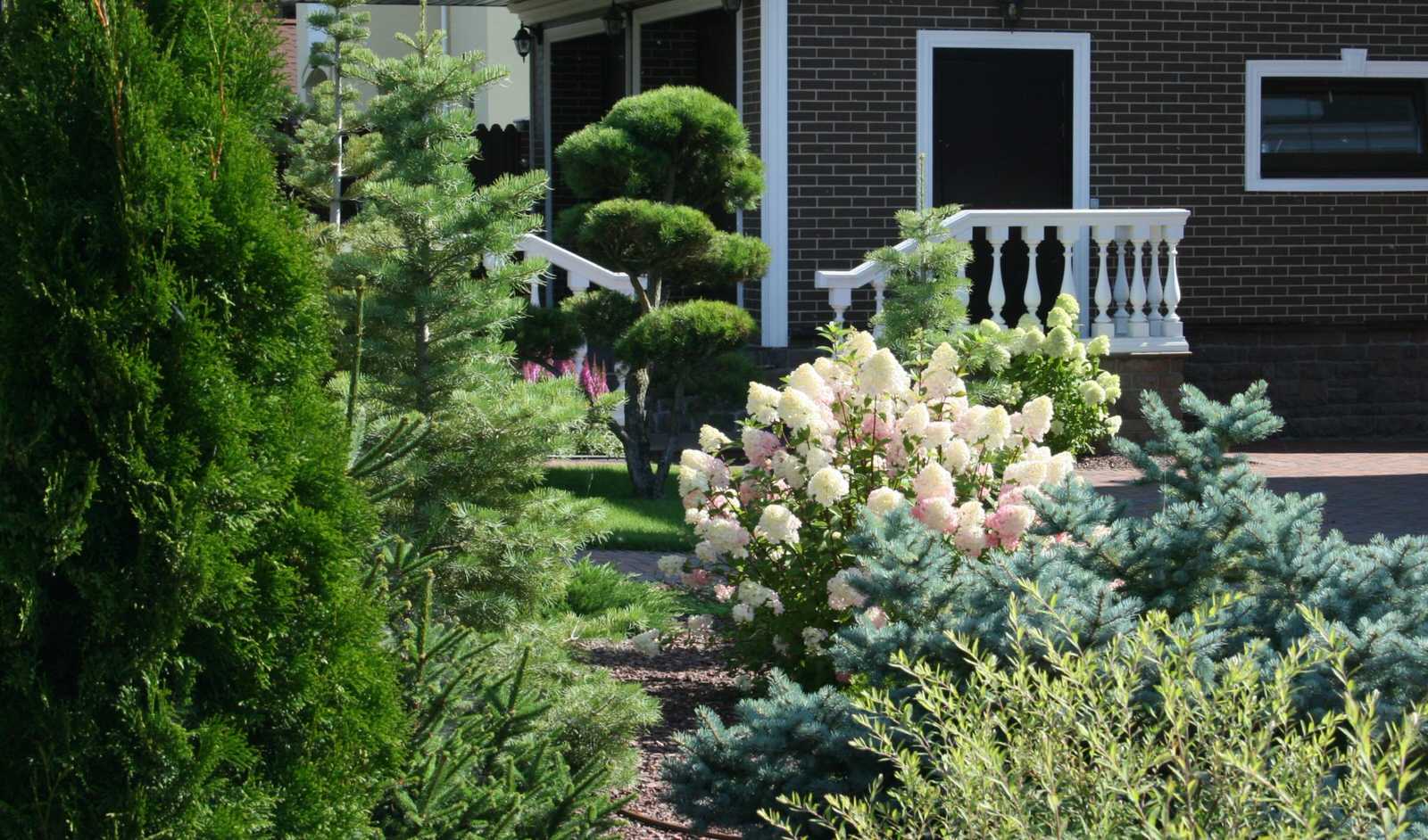 Дизайн участка с уклоном более 7 м.