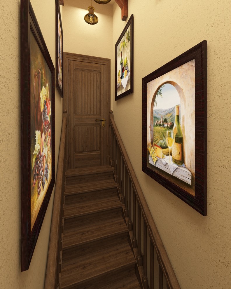 Кухня с винным погребом