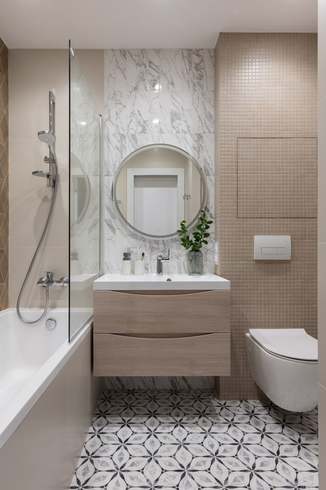 Однокомнатная квартира в бирюзовых тонах